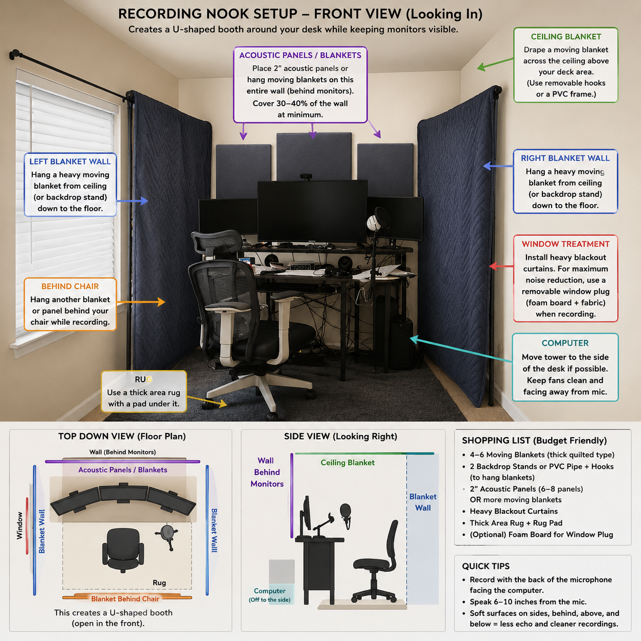 Home Studio Layout
